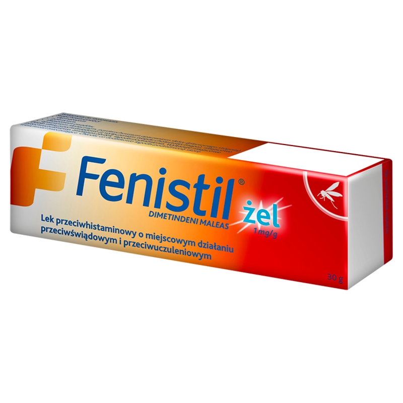 Fenistil, żel o miejscowym działaniu przeciwświądowym i przeciwuczuleniowym, tuba 30 g