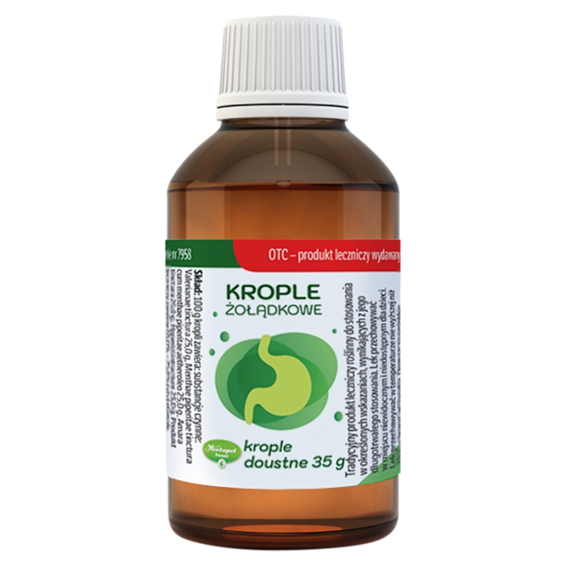 Krople żołądkowe  na niestrawność, 35 g