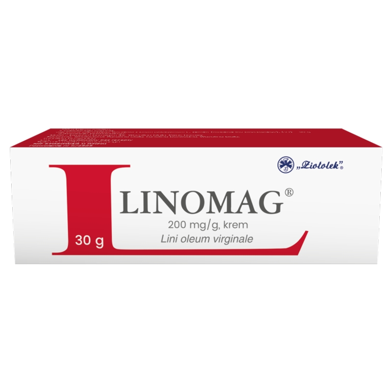 Linomag, krem na nadmierną suchość skóry wypryski odparzenia i łuszczycę, tuba 30 g