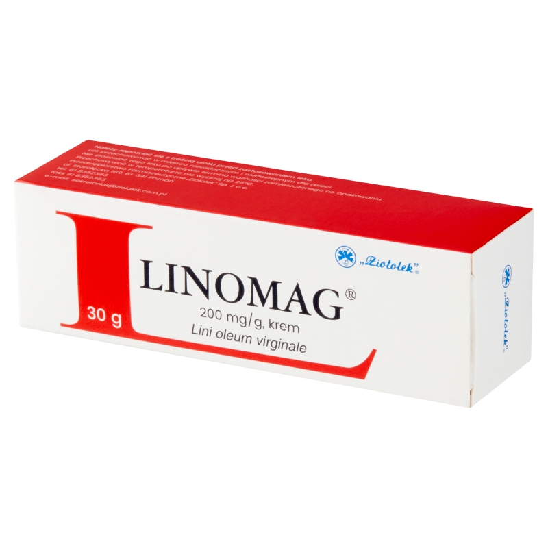 Linomag, krem na nadmierną suchość skóry wypryski odparzenia i łuszczycę, tuba 30 g