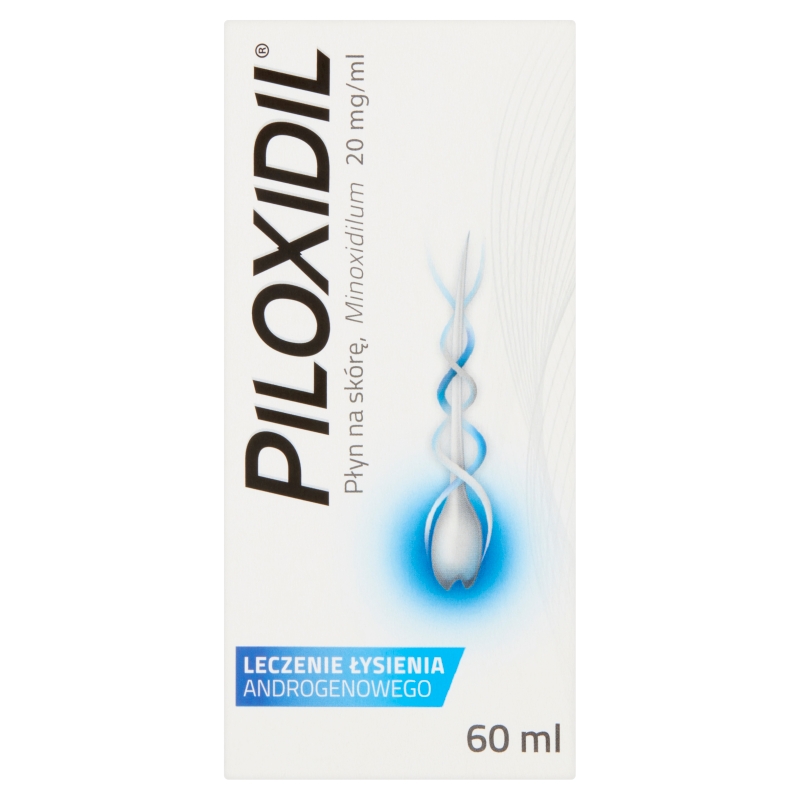 Piloxidil, płyn hamujący wypadanie włosów i stymulujący ich odrost, butelka 60 ml