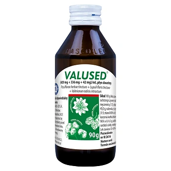 Valused, płyn doustny do stosowania w okresowych stanach napięcia nerwowego, 90 g