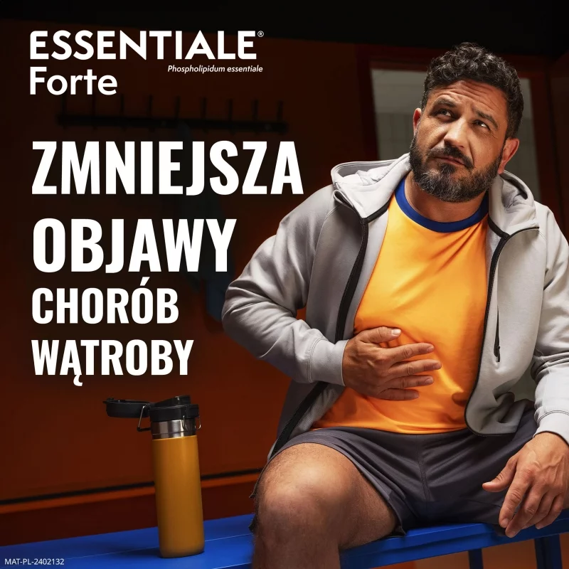 Essentiale Forte, kapsułki roślinne na choroby wątroby, 50 szt.