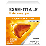 Essentiale Forte kapsułki roślinne na choroby wątroby, 50 szt.