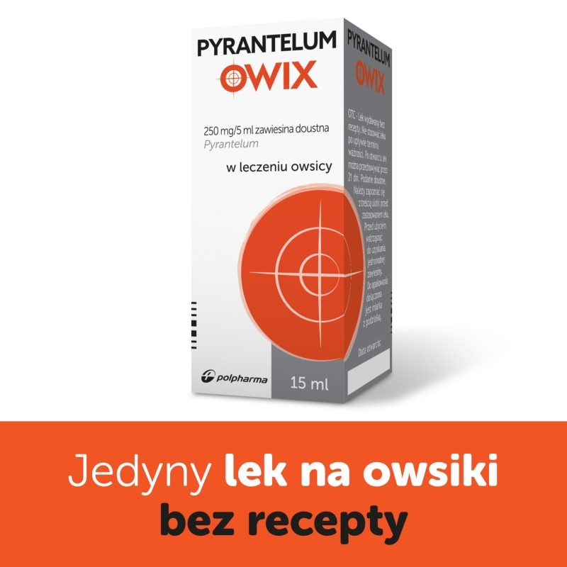 Pyrantelum Medana, zawiesina na owsiki, 15 ml
