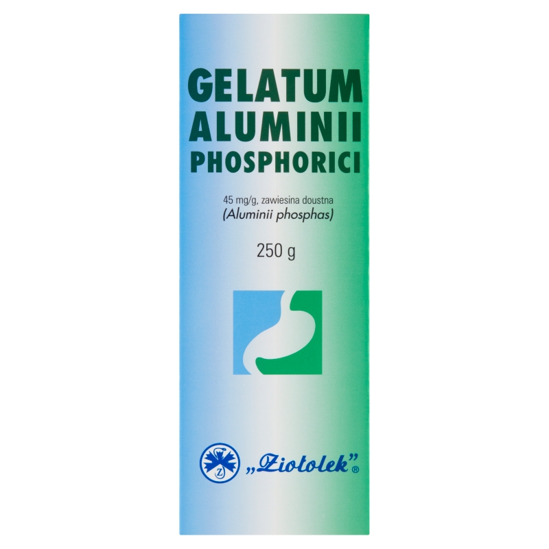 Gelatum Aluminii Phosphorici zawiesina na zgagę, wrzody żołądka i dwunastnicy, butelka 250 g