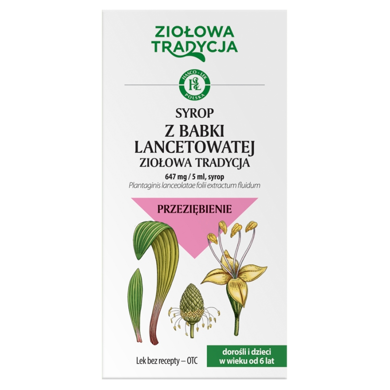 Ziołowa Tradycja syrop z babki lancetowatej, 125 g