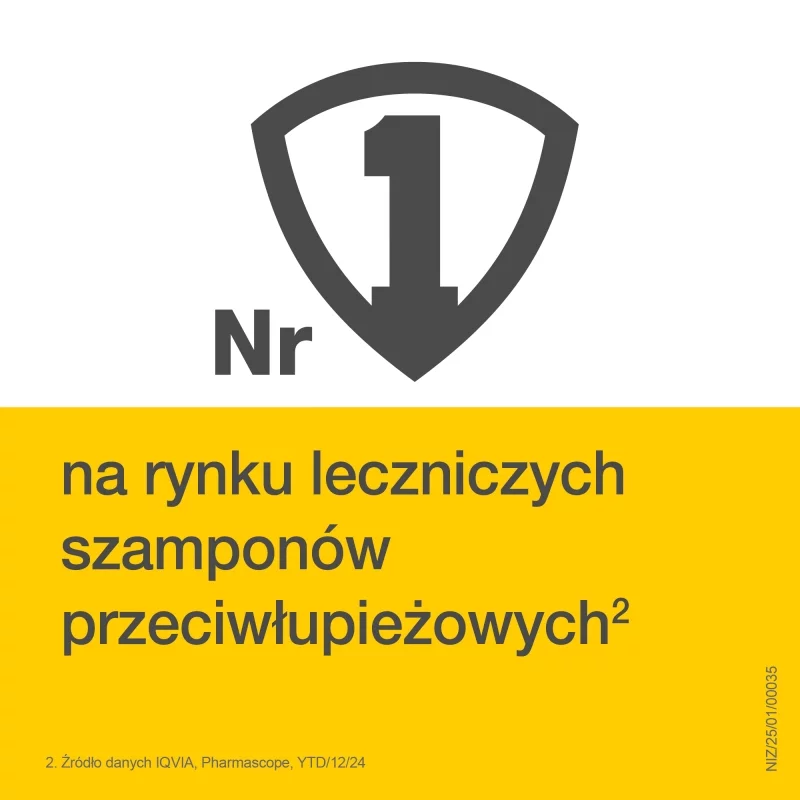 Nizoral, szampon leczniczy zmniejszający łuszczenie i świąd, butelka 100 ml