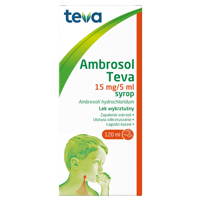 Ambrosol Teva syrop wyksztuśny, butelka 120 ml