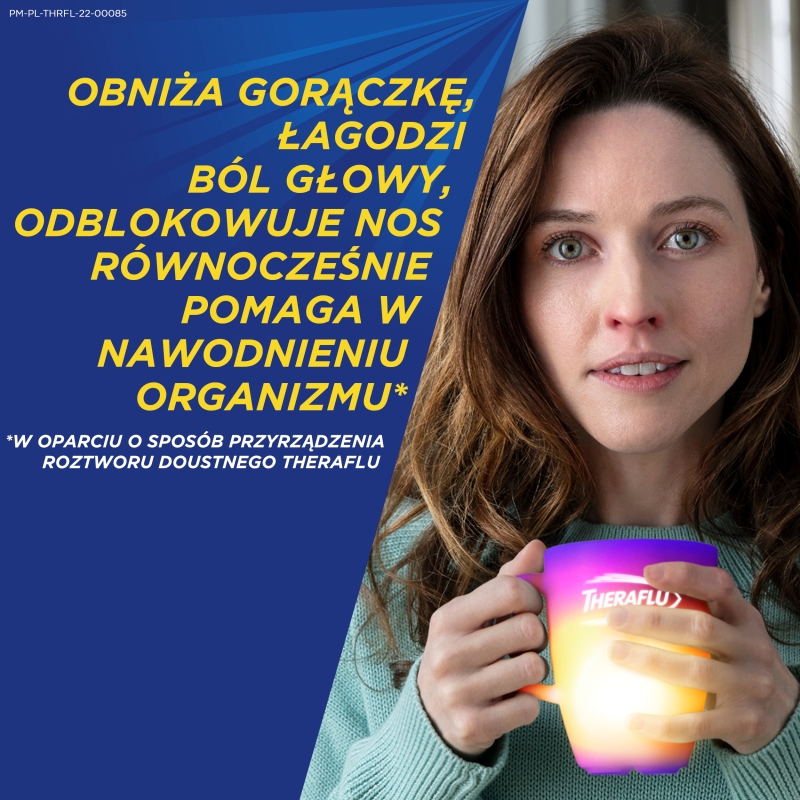 Theraflu ExtraGRIP, proszek na objawy przeziębienia i grypy, 10 sasz.