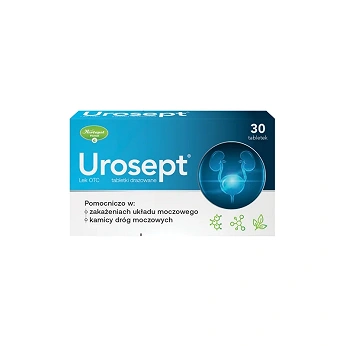 Urosept, tabletki na zakażenie układu moczowego, 30 szt.