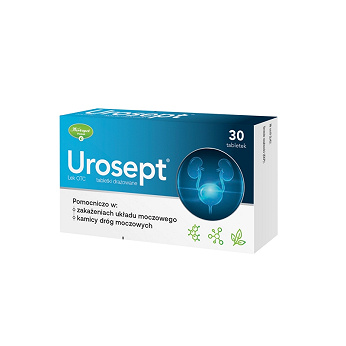 Urosept, tabletki na zakażenie układu moczowego, 30 szt.