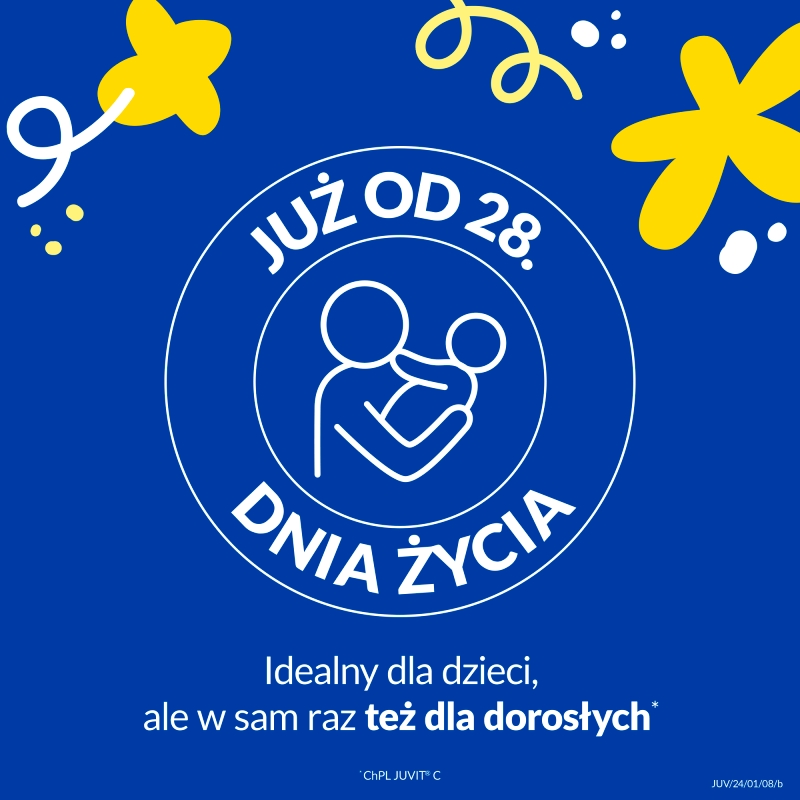 Juvit C, krople uzupełniające codzienną dietę w witaminę C dla dzieci, butelka 40 ml