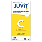 Juvit C krople uzupełniające codzienną dietę w witaminę C dla dzieci, butelka 40 ml