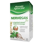 Nervosan Fix zioła do zaparzania w saszetkach na łagodne stany napięcia nerwowego, 20 szt.