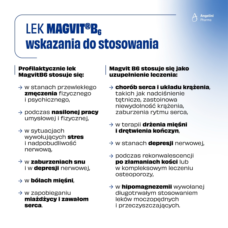 Magvit B6, tabletki z magnezem i witaminą B6, 50 szt.
