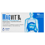 Magvit B6 tabletki z magnezem i witaminą B6, 50 szt.