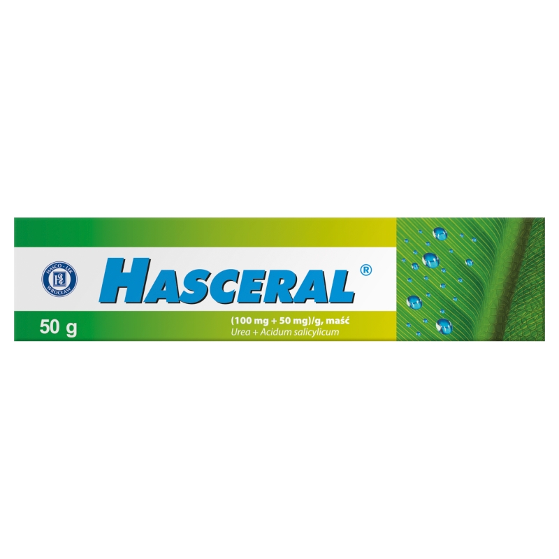 Hasceral  maść z mocznikiem i kwasem salicylowym, 50 g
