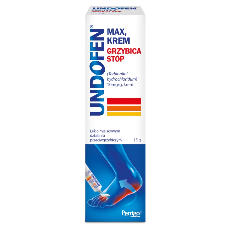  Undofen Max krem na grzybicę stóp, 15 g