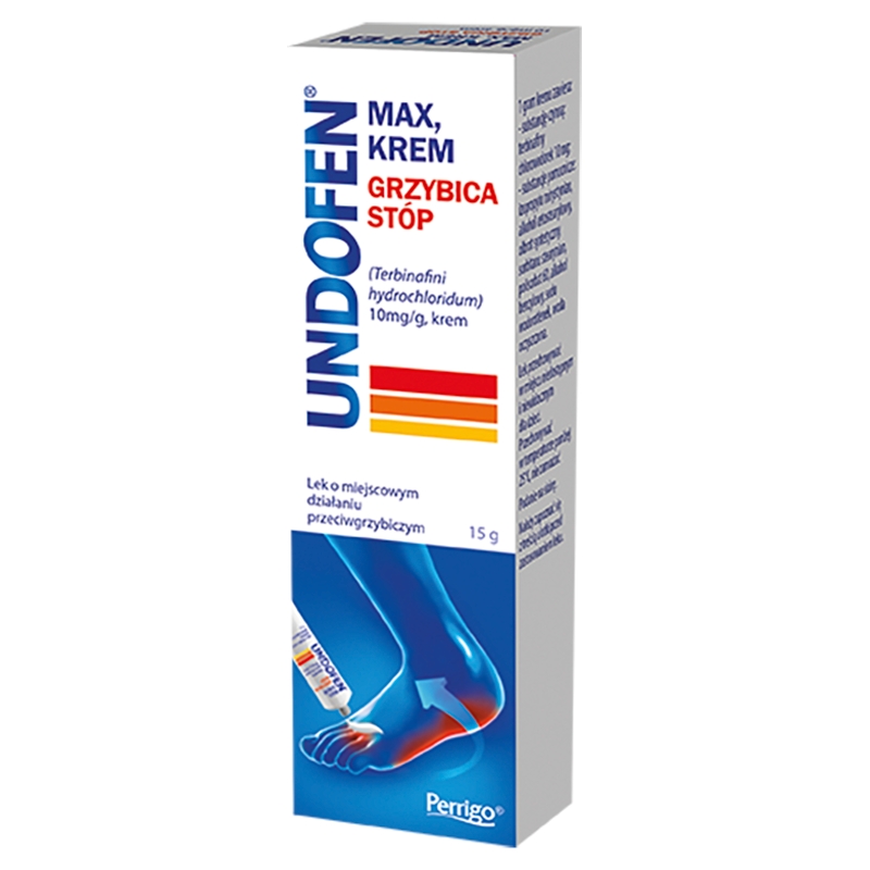 Undofen Max, krem na grzybicę stóp, 15 g