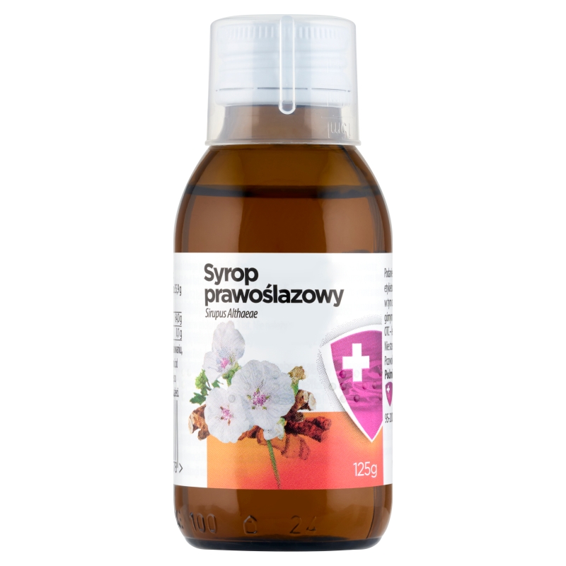Syrop prawoślazowy syrop na kaszel i suchość gardła, butelka 125 g