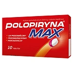Polopiryna Max 500 mg tabletki na objawy przeziębienia i grypy, 10 szt.