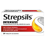 Strepsils Intensive tabletki do ssania na ból gardła, 24 szt.