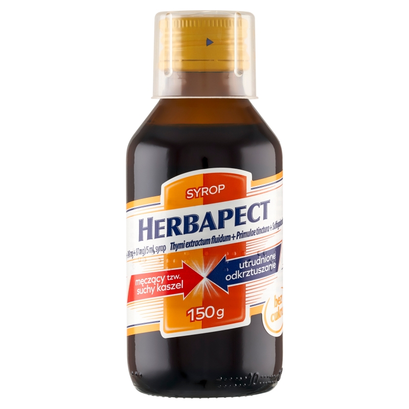 Herbapect syrop ułatwiający odkrztuszanie, 150 g