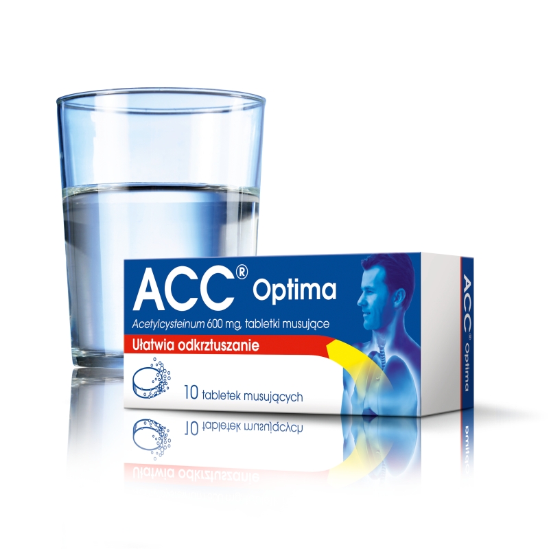 ACC Optima 600 mg, tabletki o działaniu wykrztuśnym, 10 szt.