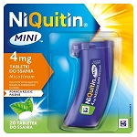 NiQuitin Mini 4 mg tabletki wspomagające rzucanie palenia, 20 szt.