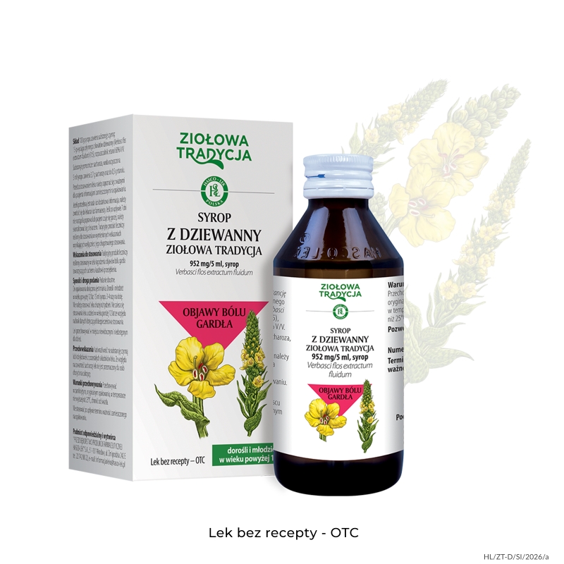 Ziołowa Tradycja, syrop z dziewanny, 125 g
