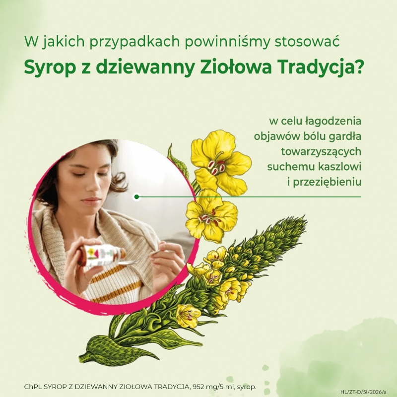 Ziołowa Tradycja, syrop z dziewanny, 125 g