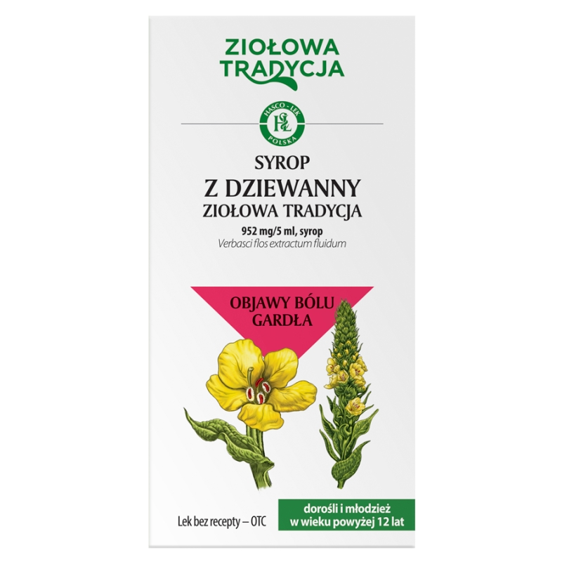 Ziołowa Tradycja syrop z dziewanny, 125 g