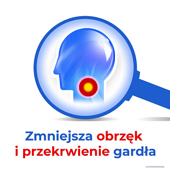 Cholinex, pastylki w stanach zapalnych gardła i jamy ustnej, 32 szt.