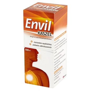 Envil kaszel, syrop na kaszel ułatwiający odkrztuszanie, 100 ml
