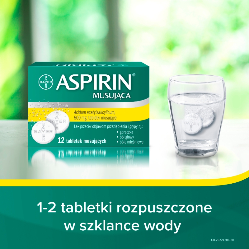 Aspirin Ultra Fast , tabletki musujące przeciw objawom przeziębienia i grypy, 12 szt.