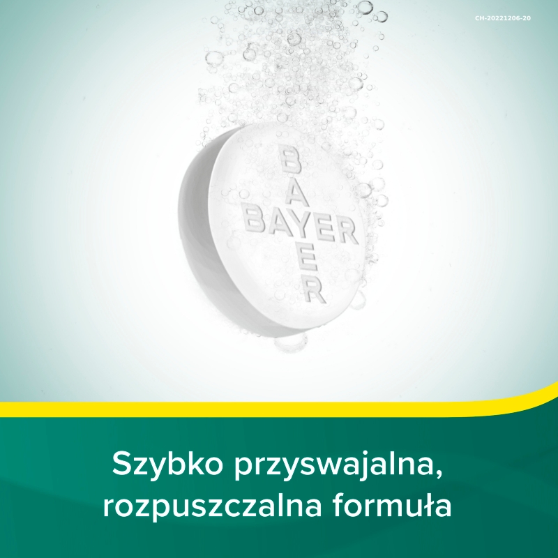 Aspirin Ultra Fast , tabletki musujące przeciw objawom przeziębienia i grypy, 12 szt.