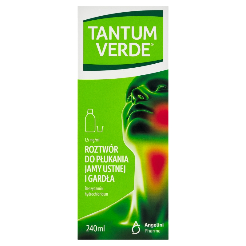 Tantum Verde  roztwór do płukania jamy ustnej, 240 ml