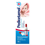 Pedicetamol roztwór na gorączkę u dzieci, butelka 30 ml