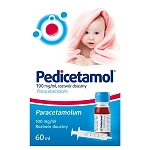 Pedicetamol roztwór na gorączkę u dzieci, butelka 60 ml KRÓTKA DATA 31.08.2026