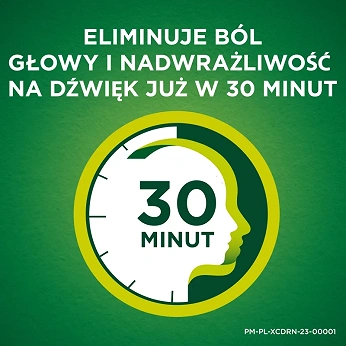 Excedrin Migra Stop, tabletki doraźne na bóle głowy i migreny, 20 szt.