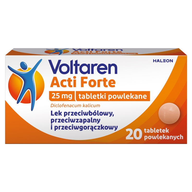 Voltaren Acti Forte , tabletki na ból mięśni i bóle reumatyczne, 20 szt.