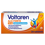 Voltaren Acti Forte  tabletki na ból mięśni i bóle reumatyczne, 20 szt.