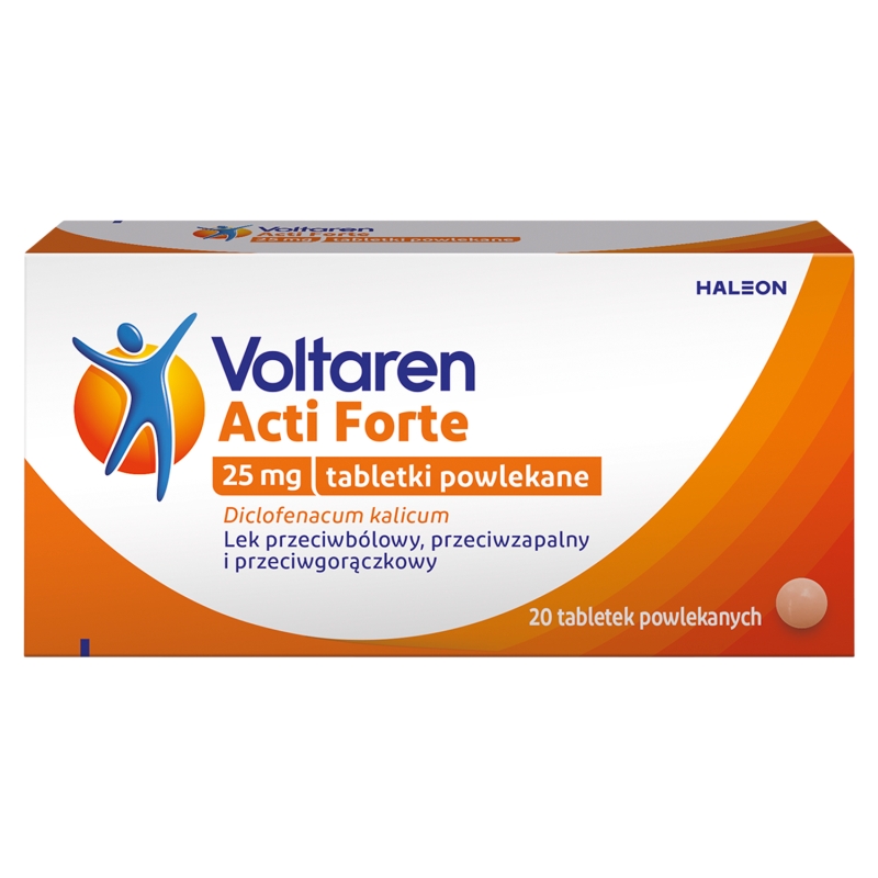 Voltaren Acti Forte , tabletki na ból mięśni i bóle reumatyczne, 20 szt.