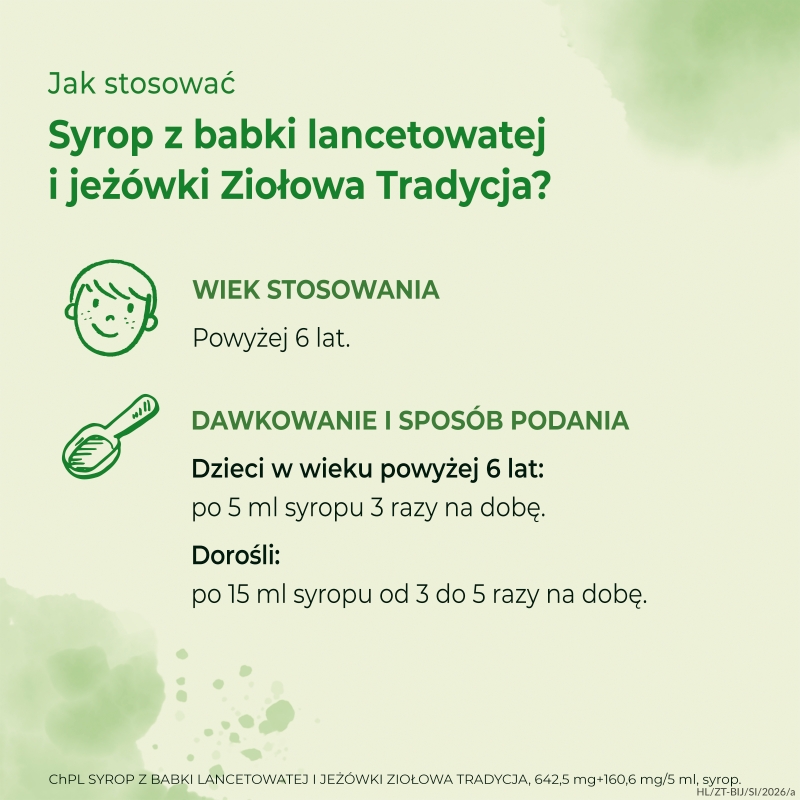 Ziołowa Tradycja, syrop z babki lancetowatej i jeżówki, 125 g