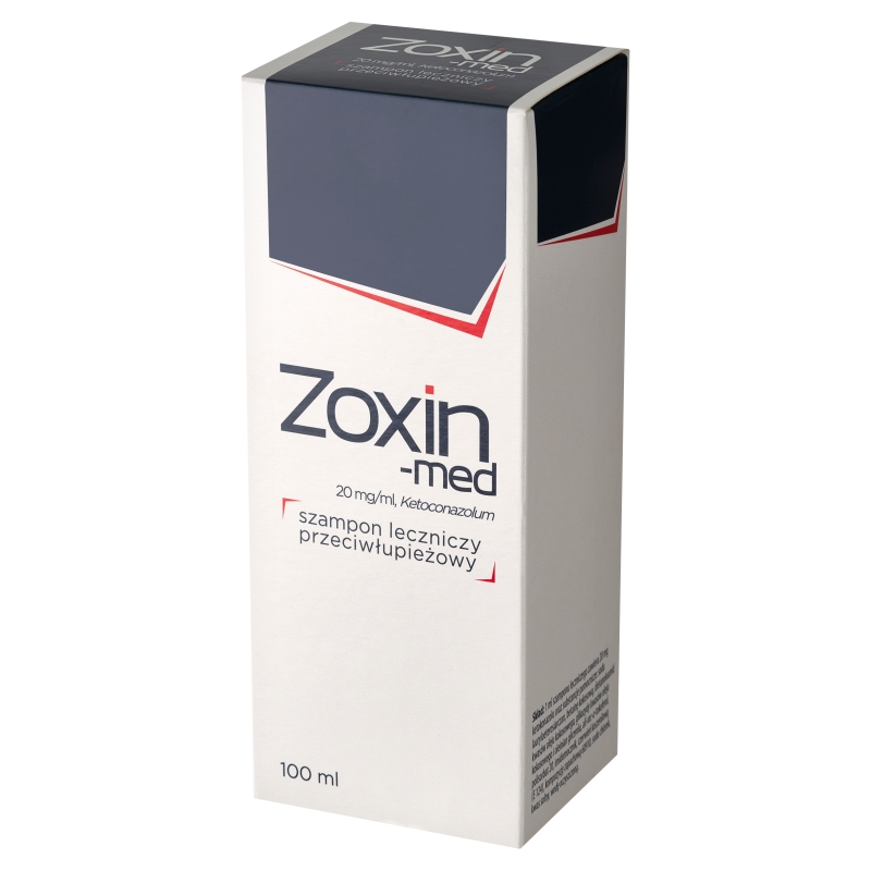 Zoxin-med, szampon leczniczy przeciwłupieżowy, butelka 100 ml