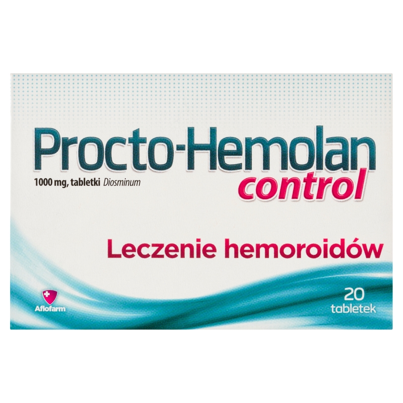 Procto-Hemolan control tabletki na hemoroidy, 20 szt.