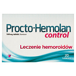 Procto-Hemolan control tabletki na hemoroidy, 20 szt.