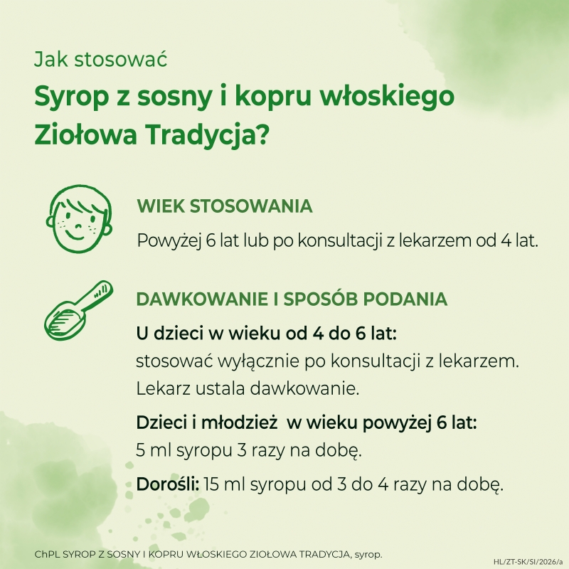 Ziołowa Tradycja, syrop z sosny i kopru włoskiego, 125 g