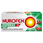 Nurofen Express Femina, kapsułki na ból różnego pochodzenia o nasileniu słabym i umiarkowanym, 10 szt.